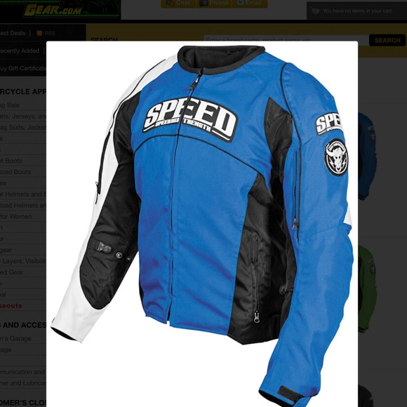 Speed and Strength Other - Motorcycle Speed and Strength Dead Top Center Textile Jacket Size XL